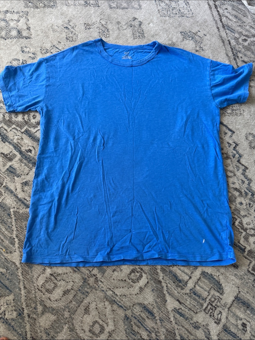 aerie Short Sleeve Crew Tee in Bright Blue